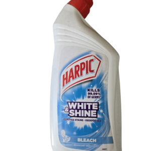 harpic white & shine bleach – disinfectant toilet cleaner